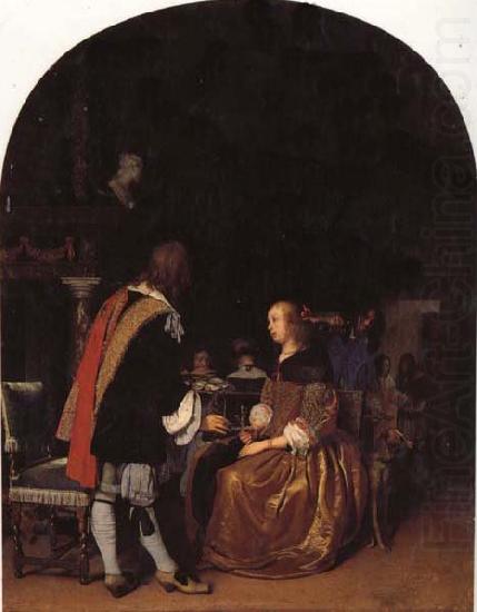 Refresbment with Oysters, Frans van mieris the elder